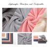 Lumimi Towels 6 Piece Multicolour Soft Microfiber Bath Towel Set Incredibly Absorbent Lightweight Quick Dry and Durable, 55" L x 27" W, 6 Pack White Dark Light Grey view 3