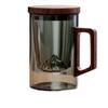YTDJJWLS 500ml Glass Thickened Tea Cup Tea Separation Tea Ceremony Cup Office Home Water Cup view 1