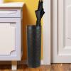Luxshiny Sturdy Iron Umbrella Holder Large-Capacity Umbrella Storage Bucket for Entryway for Organizing Design Additional Hooks view 3