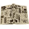 Chinco 300 Pieces Newsprint Wax Paper Sheets Newspaper Theme Food Wrap Paper Grease Resistant Tray Liners Waterproof Wrapping Tissue Food Picnic for Kitchen Baking Hamburger (Kraft Background) view 1
