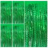 Tinsel Foil Fringe Curtains Wavy Backdrop for Parties Sparkle Metallic Wavy Foil Fringe Backdrop Curtain for Party Decorations Photo Booth Props for Birthday Graduation Wedding view 1