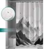 Shower Curtain, Mountain Peak Sun Eagle Natural Landscape Washable Shower Curtain with Hooks Bath Decor Fabric Shower Curtains for Bathroom, Hotel, Stalls, Bathtubs, 72x72 in view 3