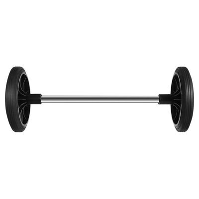 Cabilock 1set Replacement Trash Can Wheels Easy Installation Garbage Bin Pulley Wheel for Outdoor Use Axle Practical for Heavy Loads