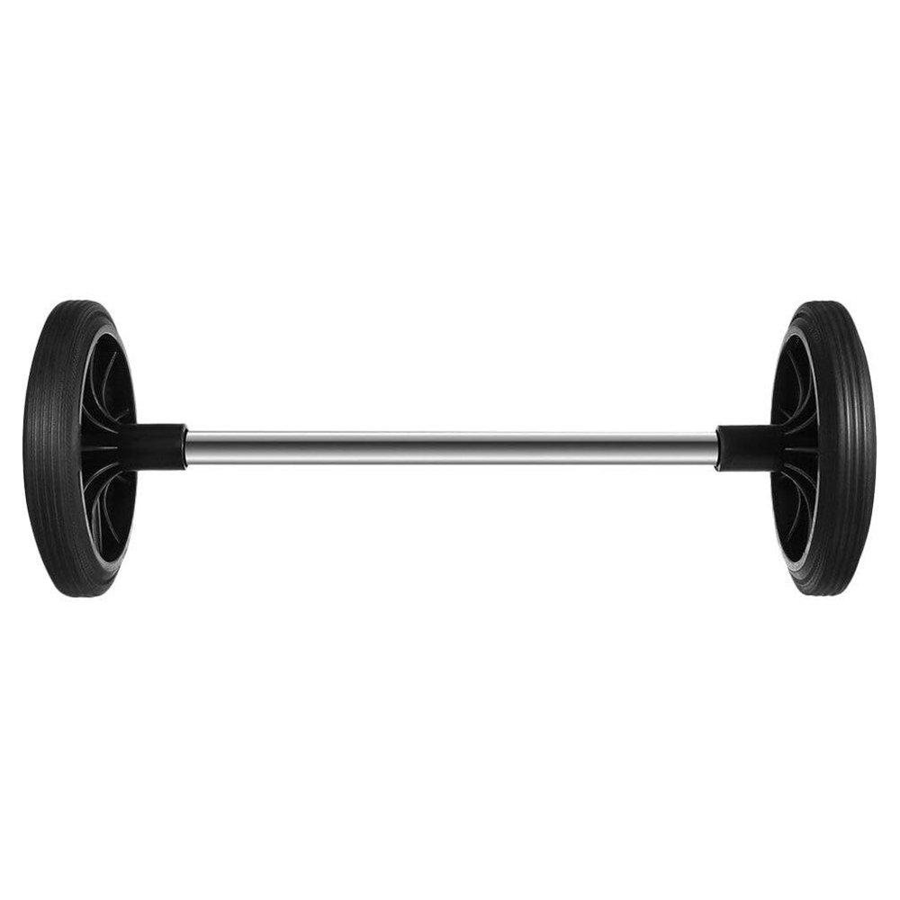Cabilock 1set Replacement Trash Can Wheels Easy Installation Garbage Bin Pulley Wheel for Outdoor Use Axle Practical for Heavy Loads