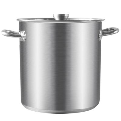 Stainless Steel Large Soup Bucket 3022cm, Large Capacity Soup Pot with Composite Bottom, Suitable for Induction Cookers, Commercial and Household Use, Perfect for Braising