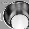 Stainless Steel Large Soup Bucket 3022cm, Large Capacity Soup Pot with Composite Bottom, Suitable for Induction Cookers, Commercial and Household Use, Perfect for Braising view 2