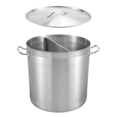 201 Stainless Steel Soup Pot 4026cm, Composite Bottom Commercial Big Soup Pot Braised Cooking Bucket, Soup Bucket, Hot Pot