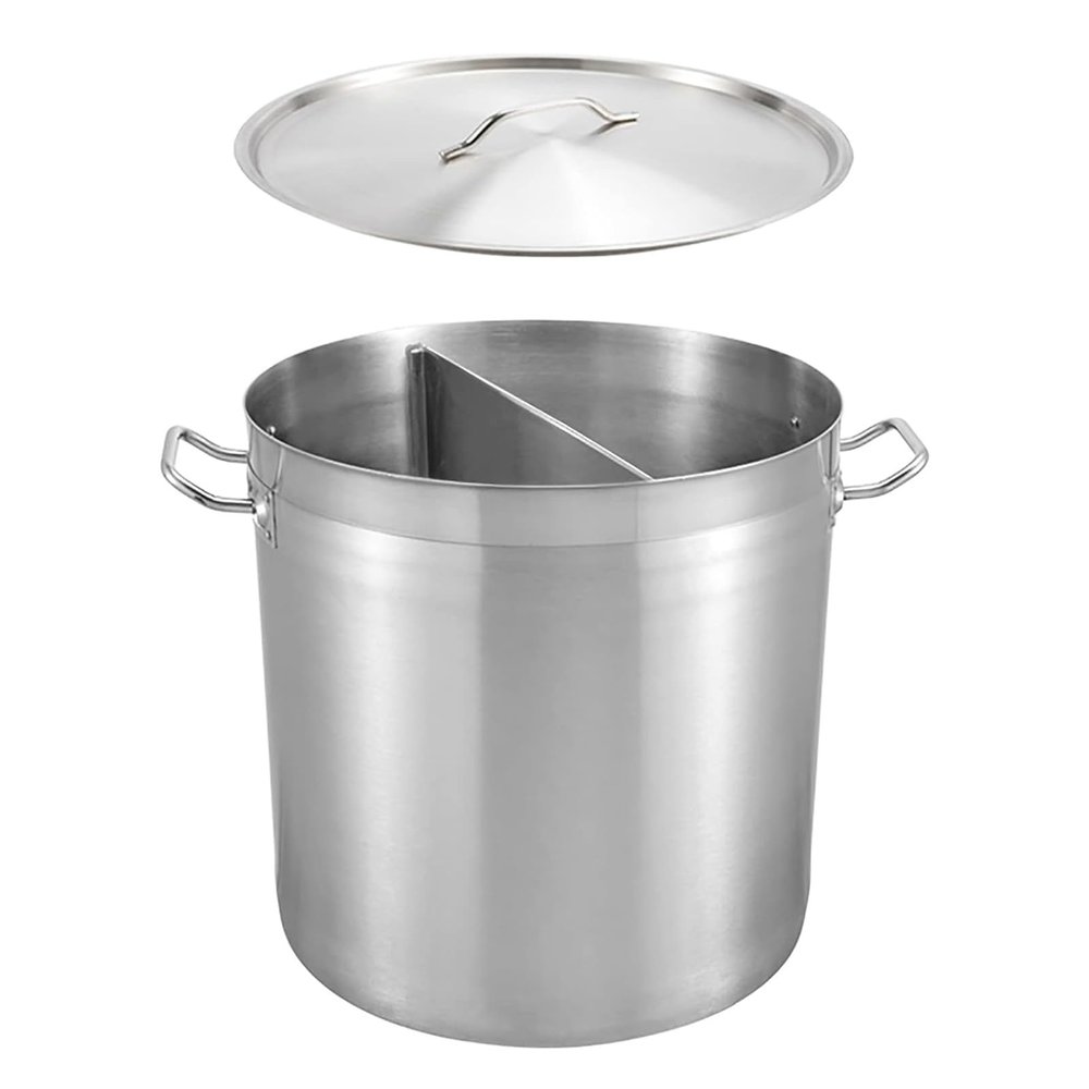 201 Stainless Steel Soup Pot 4026cm, Composite Bottom Commercial Big Soup Pot Braised Cooking Bucket, Soup Bucket, Hot Pot