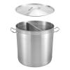 201 Stainless Steel Soup Pot 4026cm, Composite Bottom Commercial Big Soup Pot Braised Cooking Bucket, Soup Bucket, Hot Pot view 1