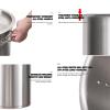 201 Stainless Steel Soup Pot 4026cm, Composite Bottom Commercial Big Soup Pot Braised Cooking Bucket, Soup Bucket, Hot Pot view 3