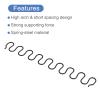 uxcell 15.7 Inch Sofa Spring Replacement with Clips Nails 4 Pack Flat Shape Spring Recliner Parts for Furniture Couch Repair Fixing Chair Sagging Seat, Black view 4