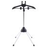 Foldable Adjustable Garment Clothes Drying Rack For Handheld Ironing Steamer Hanger Bracket Hanging Holder Fabric Steam Folding Telescopic Curved Plastic Clothing Stand Iron Home Indoor Portable view 1