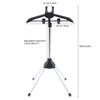 Foldable Adjustable Garment Clothes Drying Rack For Handheld Ironing Steamer Hanger Bracket Hanging Holder Fabric Steam Folding Telescopic Curved Plastic Clothing Stand Iron Home Indoor Portable view 3