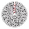 Black and White Dots Printed Pattern Print Tassel Christmas Tree Skirt Xmas Tree Skirt Holiday New Year Party Christmas Party Decor. 30 in 36 in 48 in view 1