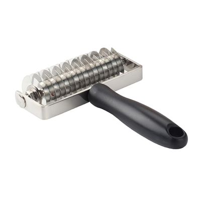 1pc Multifunction Lattice Roller Cutter Docker Ergonomic Non- Handle Baking Tool Pizza and Cookie Decoration