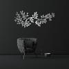 Metal Tree Leaf Wall Decor, Ivy Tree Metal Decor, Tree Branch Wall Decor, Tree Wall Art Decor, Bay Leaf Tree Metal Wall Decor, Metal Palm Tree Wall Art, Metal Wall Art for Living Room (Gold, 23 x 53 inch / 57 x 135 cm) view 3