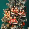 2023 Personalized Family Christmas Tree Ornament, Hand-Painted Polyresin Christmas Tree Hanging Pendant, Customized Family Name Christmas Decorations (03) view 4
