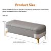 FORINC Shoe Storage Bench, Upholstered End of Bed Bench with Flip Top, Bench Shoe Changing Hallway for Entry, Bedroom, Closet, Living Room, Hallway (Color 5 150x40x40cm) view 3