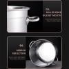 304 Stainless Steel Soup Bucket 25 * 25cm, Commercial Thickened bucket pot with Lid, Multipurpose Soup Cookware, Suitable for Hotel, Canteen, Restaurant, Large Capacity Water Storage Bucket view 3