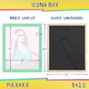 Icona Bay 8x10 Picture Frame, Pastel Green Solid Wood Scandinavian Style Frame for Photo, Pizzazz Collection view 2
