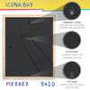 Icona Bay 8x10 Picture Frame, Pastel Green Solid Wood Scandinavian Style Frame for Photo, Pizzazz Collection view 3