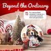 Beagle Personalized Dog Ornament - Pet Ornament for Christmas Tree - 3" Round Ceramic - Printed in USA - Choose from 200 Breeds - Dog Mom - Dog Dad - Xmas Decoration DOG020 view 3