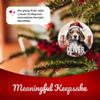 Beagle Personalized Dog Ornament - Pet Ornament for Christmas Tree - 3" Round Ceramic - Printed in USA - Choose from 200 Breeds - Dog Mom - Dog Dad - Xmas Decoration DOG020 view 4