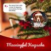 Brittany Spaniel Personalized Dog Ornament - Pet Ornament for Christmas Tree - 3" Round Ceramic - Printed in USA - Choose from 200 Breeds - Dog Mom - Dog Dad - Xmas Decoration DOG042 view 4