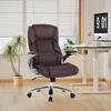 PayLessHere Big and Tall Office Chair 400lbs Adjustable Executive Leather Desk Chair with Armrest Computer Desk Chair Rolling Swivel Computer Pu Leather Chair for Heavy People (Brown) view 2