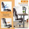 PayLessHere Big and Tall Office Chair 400lbs Adjustable Executive Leather Desk Chair with Armrest Computer Desk Chair Rolling Swivel Computer Pu Leather Chair for Heavy People (Brown) view 4