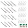 BOSOIRSOU 80 Spice Gripper Clips, 16 Strips Spice Racks Hold 80 Plastic Heavy Jars Bottles for Cabinet Door Nano Tape Sticker Adhesive view 1