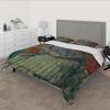 RIVINE Paul CZanne Style Duvet Cover 3 Pieces Portrait of Madame Cezanne in The Red Armchair, 1877 Bedroom Bedding Sets with 2 Pillow Shams Queen view 3
