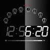 EtUrg Digital LED WiFi Wall Clock, 27 Inch 6-Digits, 8-Level Brightness, Auto Dimmer, Alarm, Count Up/Down, Calendar, Thermometer, for Industrial Warehouse Cafeteria Gym (Color : White) view 4