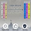 Libima 36 Set 8 Inch Ramadan Kareem Glow Sticks Necklaces with End Caps and Lanyards Bright Star Moon Lantern Glow in the Dark Sticks Hanging Wands for Eid al-fitr Party Favors(Blue, Purple, Yellow) view 3