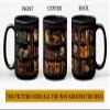2IMT Cat Book Mug Book Lovers Gifts for Readers - Book Lover Bookish Gifts for Bookworm Women - Library Bookshelf Mug - Best Gift for Cat Lover - Reading Writer Women Black Coffee Cup 15oz view 2