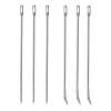 Ofargo Meat Trussing Needles, Roasting Trussing Needles for Lacing Roast Turkey, Chicken, Pork Skin, Whole Hog, Lamb, and Rotisserie Pig; 3pcs Curved Needles and 3pcs Straight Needles; 6pcs in All view 1