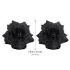Sewroro 50pcs Rose Heads, Black Rose Heads Artificial Flowers for DIY Bouquets Wedding Party Home Decorations view 4