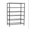 Omega 14" Deep x 72" Wide x 63" High 6 Tier Black Starter Shelving Unit view 1