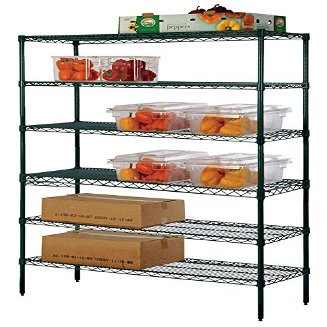 Omega 12" Deep x 42" Wide x 86" High 6 Tier Freezer Starter Shelving Unit