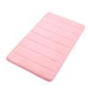 Thick Memory Foam Bath Mat Rugs Non Slip Bathroom Rug Strong Water Absorbent Shower Rugs Machine Washable Ultra Soft Comfort Door Mats Laundry Room Carpet Bathtub Mat Pink 20" x 32" view 1