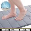 Thick Memory Foam Bath Mat Rugs Non Slip Bathroom Rug Strong Water Absorbent Shower Rugs Machine Washable Ultra Soft Comfort Door Mats Laundry Room Carpet Bathtub Mat Pink 20" x 32" view 2