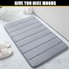 Thick Memory Foam Bath Mat Rugs Non Slip Bathroom Rug Strong Water Absorbent Shower Rugs Machine Washable Ultra Soft Comfort Door Mats Laundry Room Carpet Bathtub Mat Pink 20" x 32" view 4