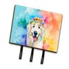 Caroline's Treasures Great Pyrenees Hippie Dawg Leash or Key Holder Wall Hooks, Key Hooks Holder, Coat Rack Wall Mount, Coat Hooks, Hooks for Hanging Keys, Towels, Aprons, Leashes view 1
