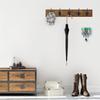 Caroline's Treasures Boston Terrier Hippie Dawg Leash or Key Holder Wall Hooks, Key Hooks Holder, Coat Rack Wall Mount, Coat Hooks, Hooks for Hanging Keys, Towels, Aprons, Leashes view 2