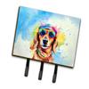 Caroline's Treasures Dachshund Hippie Dawg Leash or Key Holder Wall Hooks, Key Hooks Holder, Coat Rack Wall Mount, Coat Hooks, Hooks for Hanging Keys, Towels, Aprons, Leashes view 1