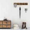Caroline's Treasures Chocolate Labrador Hippie Dawg Leash or Key Holder Wall Hooks, Key Hooks Holder, Coat Rack Wall Mount, Coat Hooks, Hooks for Hanging Keys, Towels, Aprons, Leashes view 2