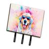 Caroline's Treasures Great Pyrenees Hippie Dawg Leash or Key Holder Wall Hooks, Key Hooks Holder, Coat Rack Wall Mount, Coat Hooks, Hooks for Hanging Keys, Towels, Aprons, Leashes view 1