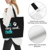 Best Dog Aunt Ever Women'S Lightweight Canvas Handbag Waterproof Reusable Shopping Bag view 4