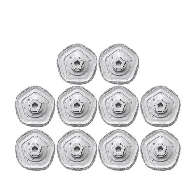 BebeXi Mop Pad Accessories Vacuum Cleaner Vacuum Self-Cleaning and Mop Mop Cloth Replacement Parts.Compatible for Dreame. W10 Pro (Color : 10pcs)