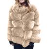 ZBYY Women Winter Coat Jacket Luxury Faux Fur Fluffy Coat Long Sleeve Open Front Warm Jackets Parka Outwears Overcoat view 1